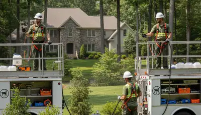 Deer deterrent service protecting trees and shrubs in Andover, MA