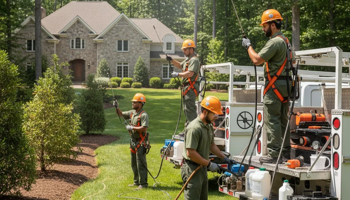 Deer deterrent service protecting trees and shrubs in Andover, MA