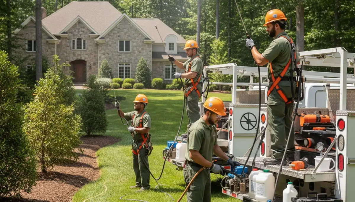Deer deterrent service protecting trees and shrubs in Andover, MA