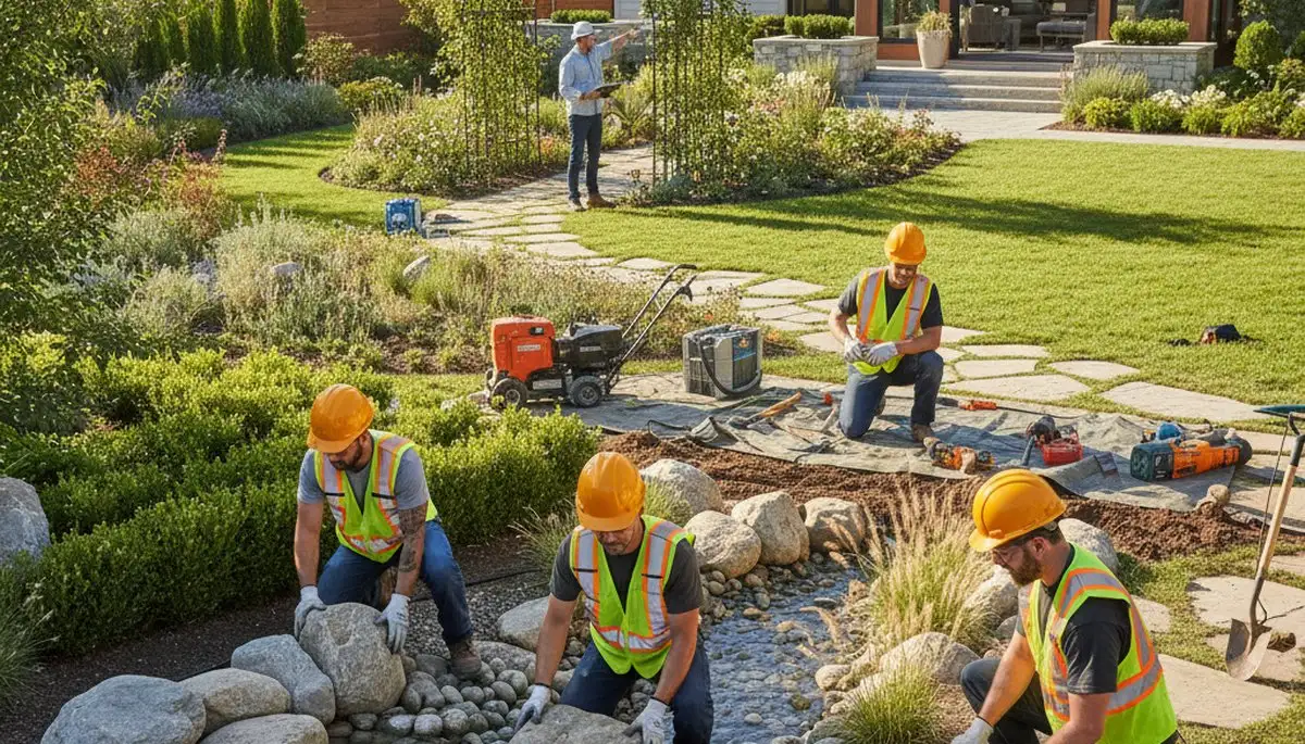 Andover, MA landscape design by Arbor Tree Care for practical, attractive outdoor spaces