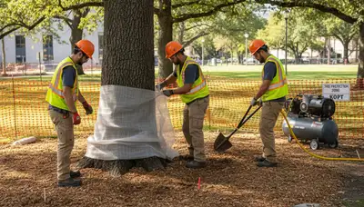 Root protection service for trees in Andover, MA by Arbor Tree Care