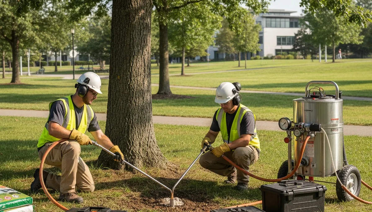 Tree fertilization service in Andover, MA for healthier roots and stronger tree growth